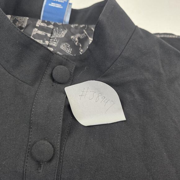 Harry Potter Coat Womens Medium Black Marauders Map Fit Flare Hot Topic Buttons - Picture 16 of 16